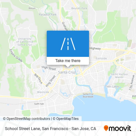 Mapa de School Street Lane