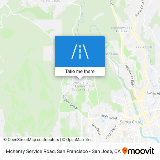 Mchenry Service Road map