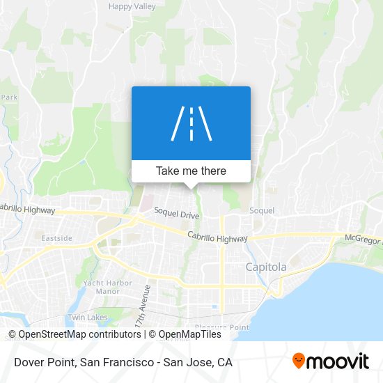 Mapa de Dover Point