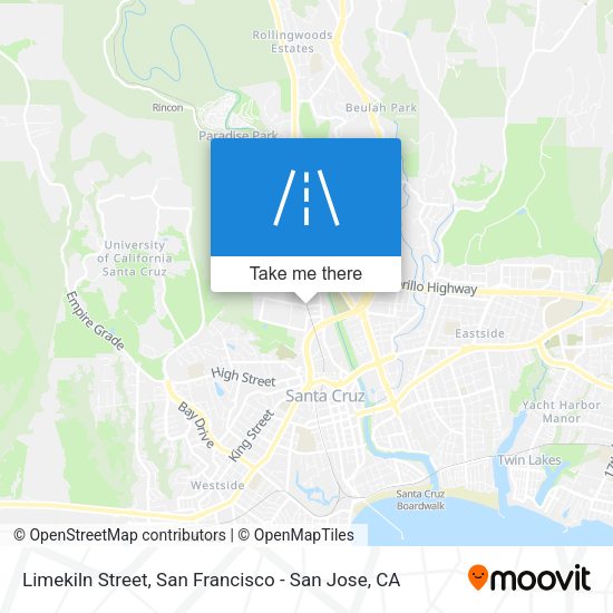 Mapa de Limekiln Street
