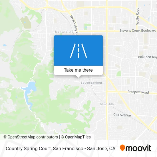 Country Spring Court map