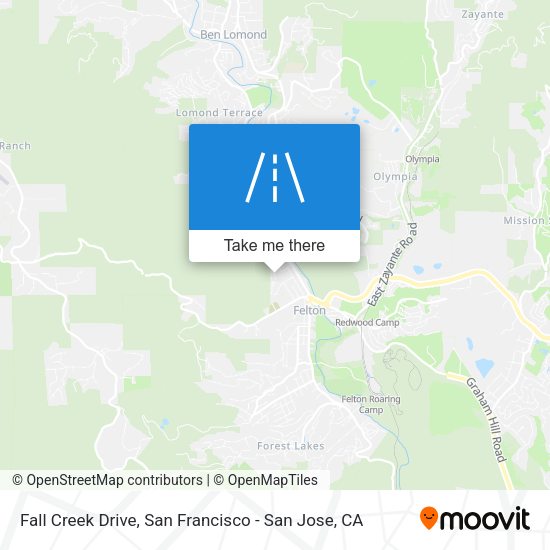 Fall Creek Drive map