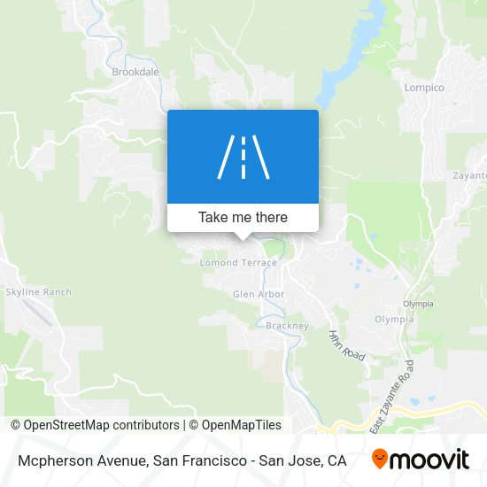 Mapa de Mcpherson Avenue