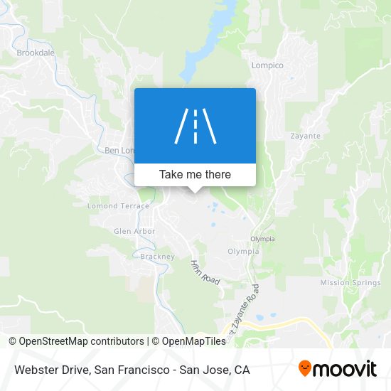 Mapa de Webster Drive
