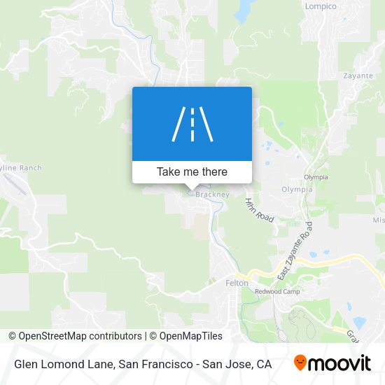 Glen Lomond Lane map
