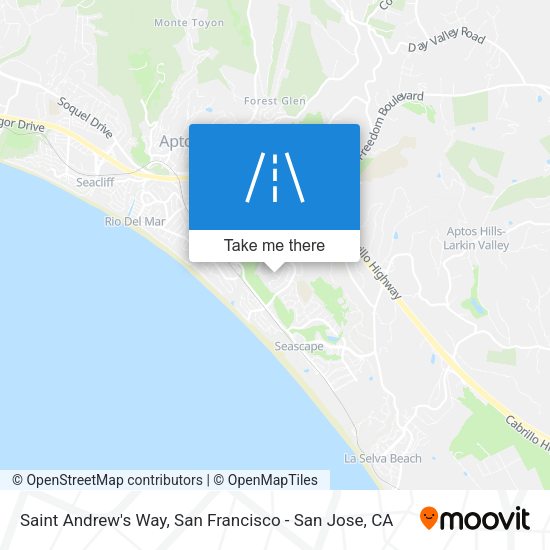 Mapa de Saint Andrew's Way