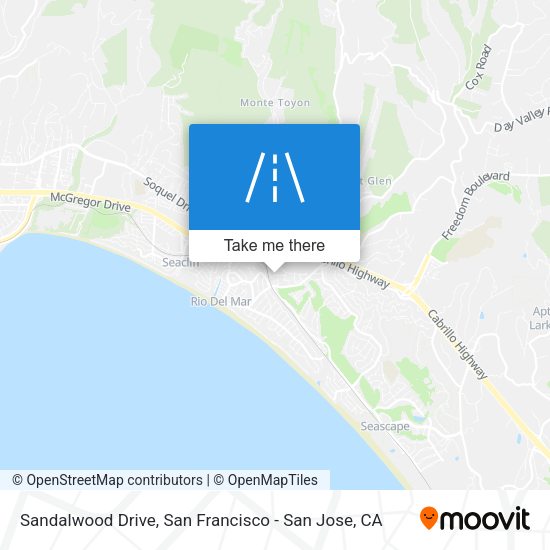 Sandalwood Drive map