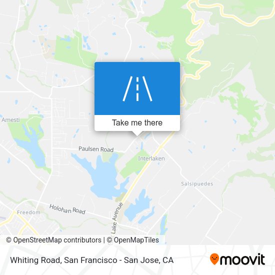 Mapa de Whiting Road