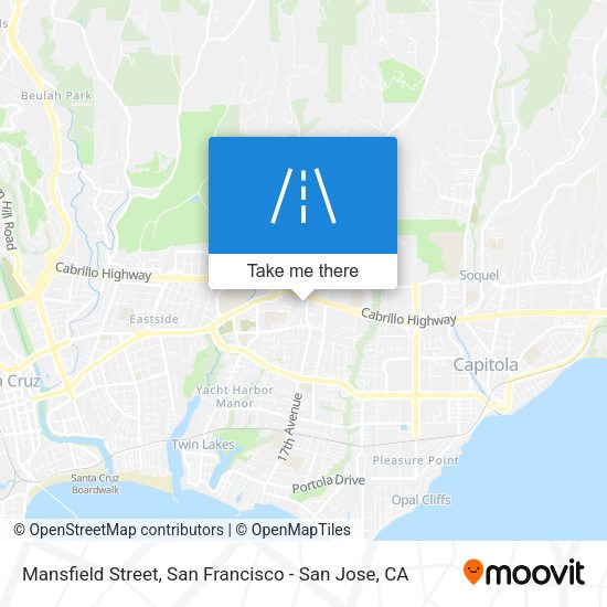 Mansfield Street map