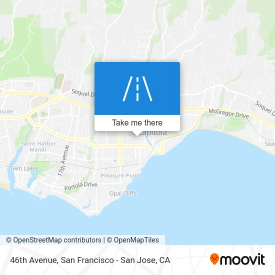 46th Avenue map