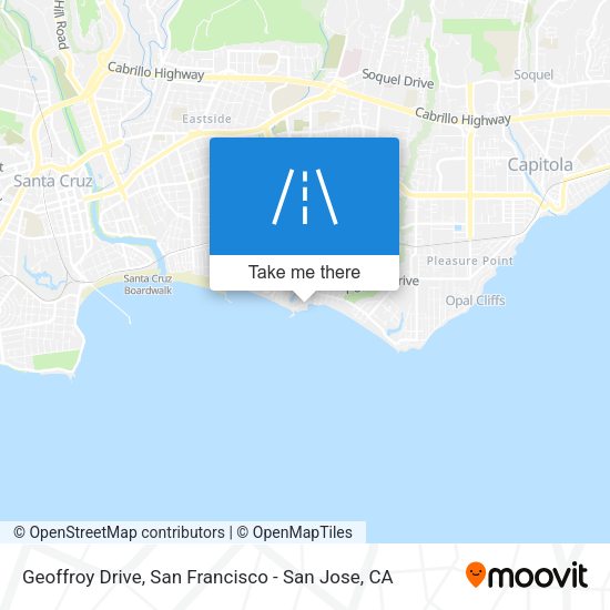 Mapa de Geoffroy Drive