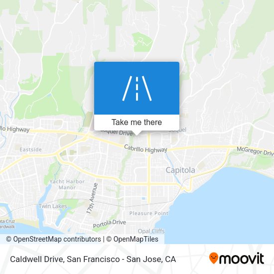 Caldwell Drive map