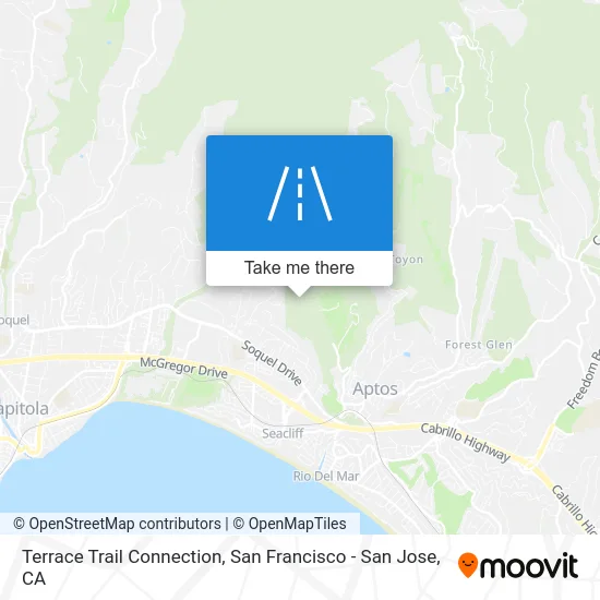 Terrace Trail Connection map