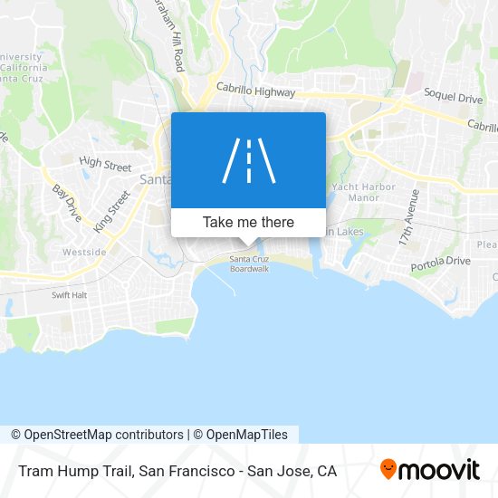 Mapa de Tram Hump Trail