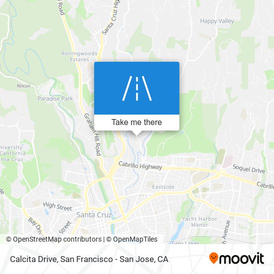 Calcita Drive map