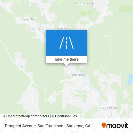 Prospect Avenue map