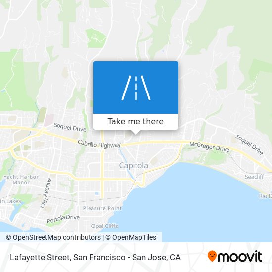 Lafayette Street map