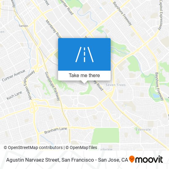 Agustin Narvaez Street map