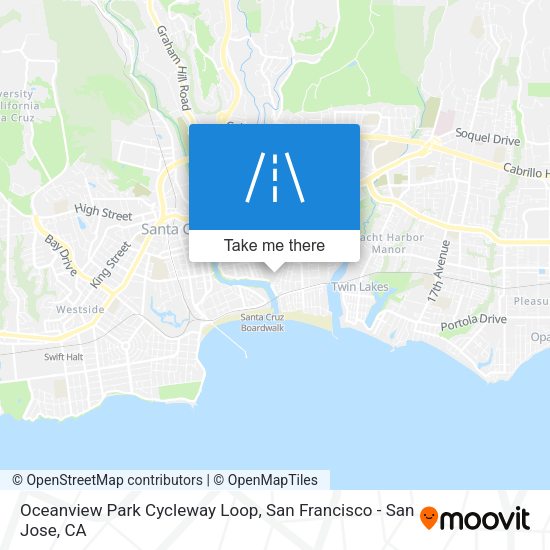Mapa de Oceanview Park Cycleway Loop
