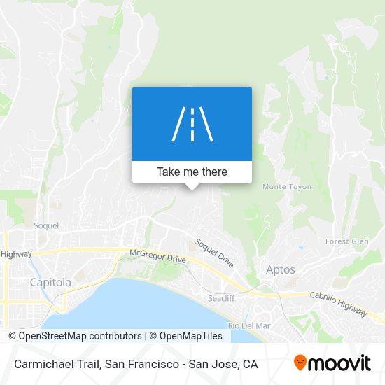 Mapa de Carmichael Trail