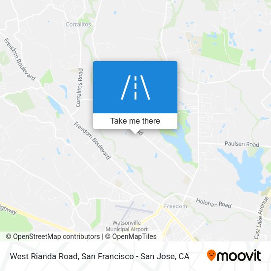 West Rianda Road map