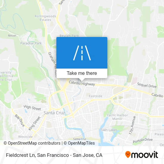 Mapa de Fieldcrest Ln
