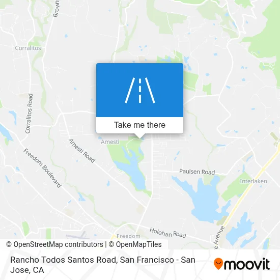 Rancho Todos Santos Road map