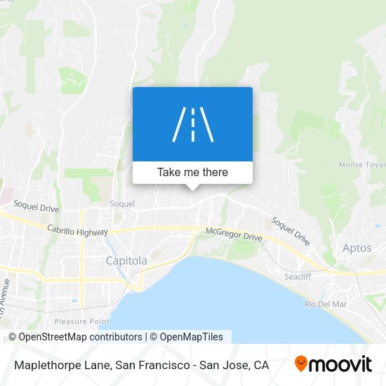 Maplethorpe Lane map
