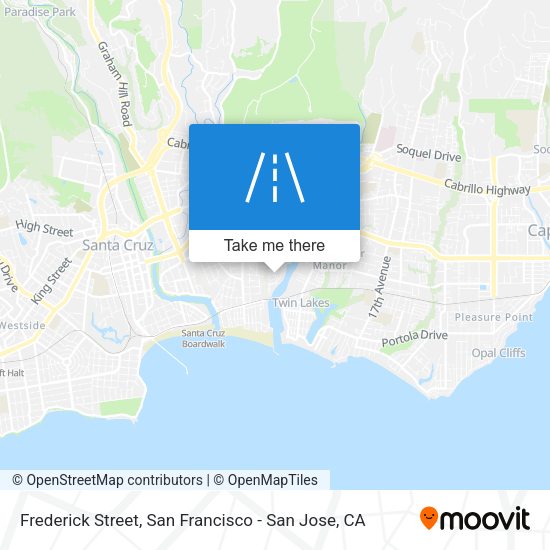 Mapa de Frederick Street