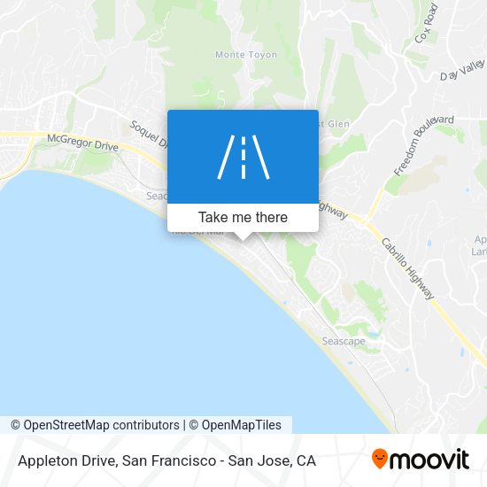 Mapa de Appleton Drive