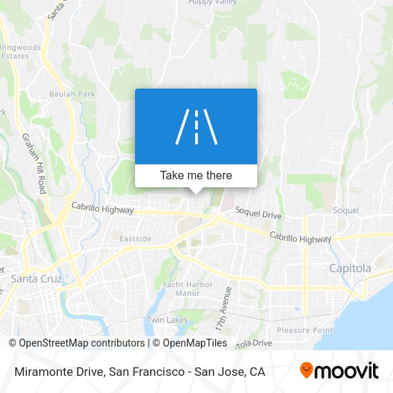 Miramonte Drive map