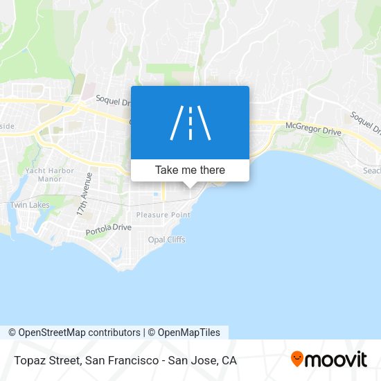 Mapa de Topaz Street
