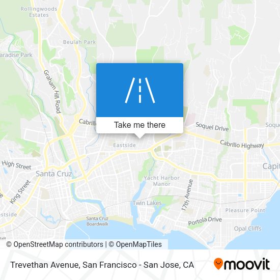 Trevethan Avenue map