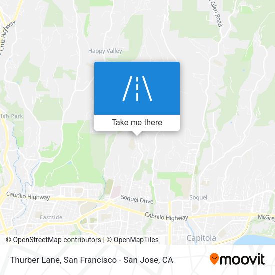 Mapa de Thurber Lane