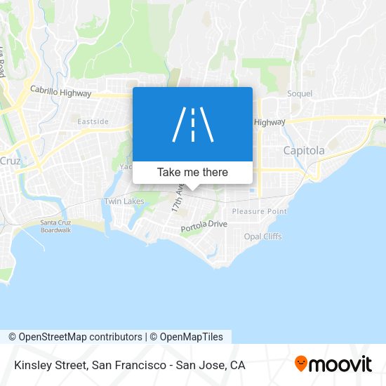 Kinsley Street map