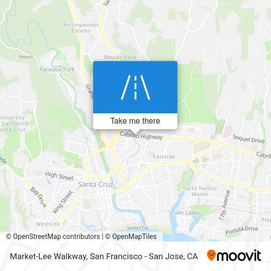 Mapa de Market-Lee Walkway
