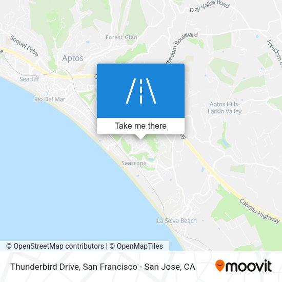 Thunderbird Drive map