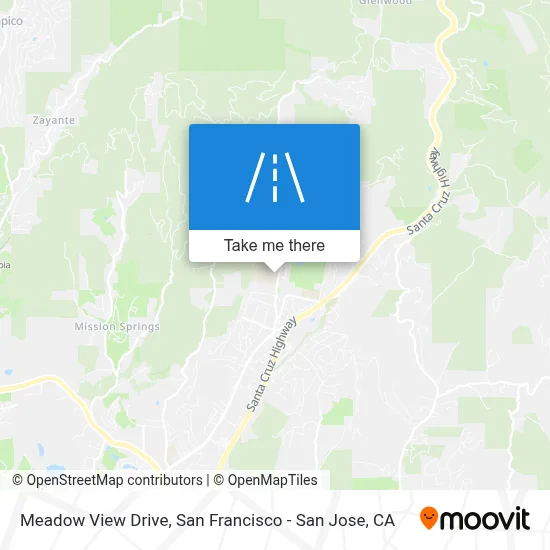 Meadow View Drive map
