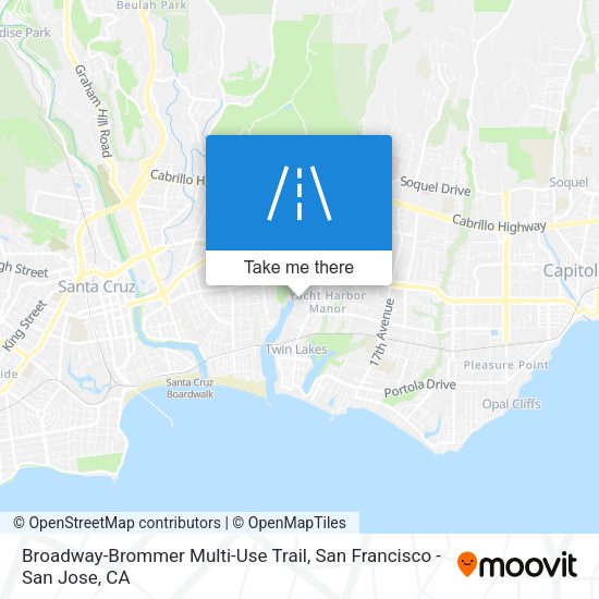 Broadway-Brommer Multi-Use Trail map