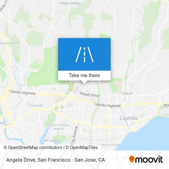 Angela Drive map