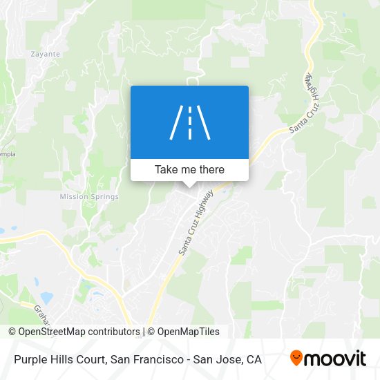 Purple Hills Court map