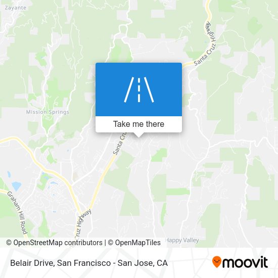 Belair Drive map