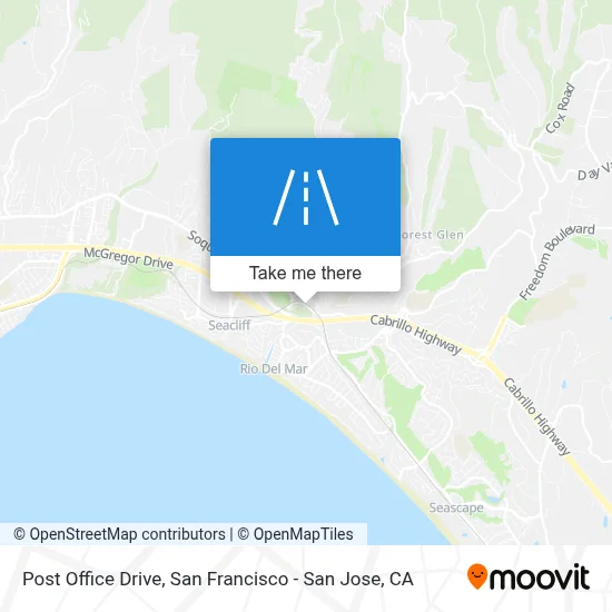 Post Office Drive map