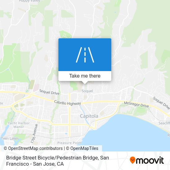 Bridge Street Bicycle / Pedestrian Bridge map