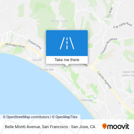Belle Monti Avenue map