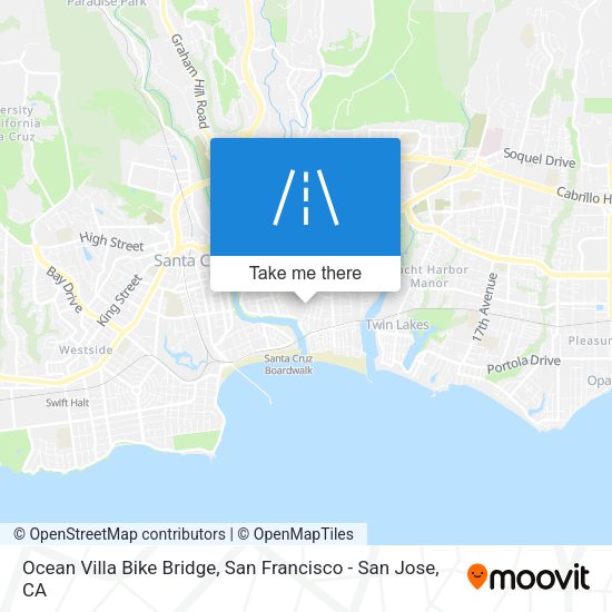 Ocean Villa Bike Bridge map