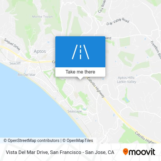 Vista Del Mar Drive map