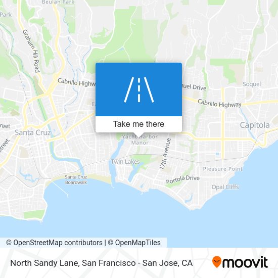 Mapa de North Sandy Lane
