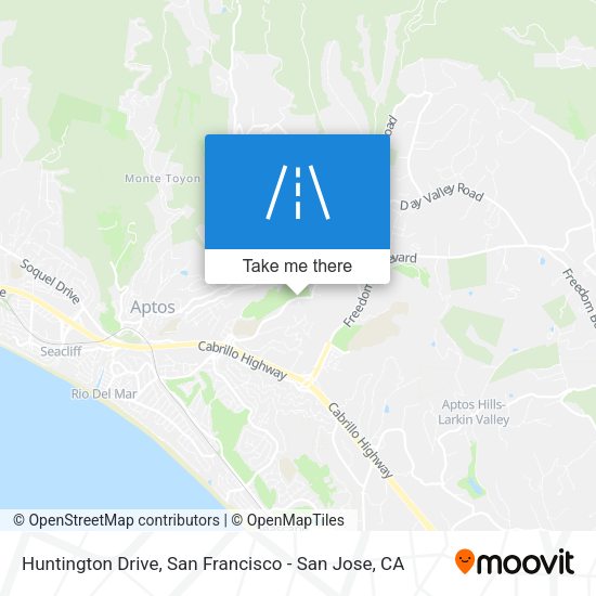 Mapa de Huntington Drive
