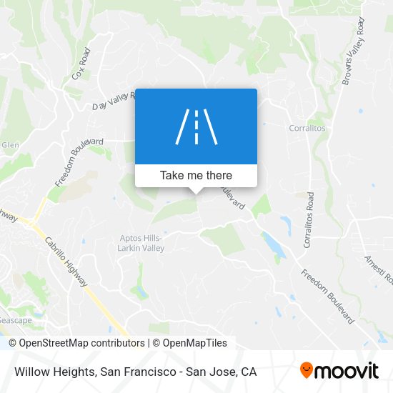 Mapa de Willow Heights